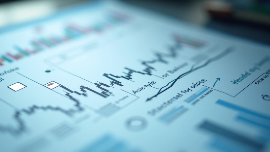 Financial market structure diagram with stock symbols and terminology labels